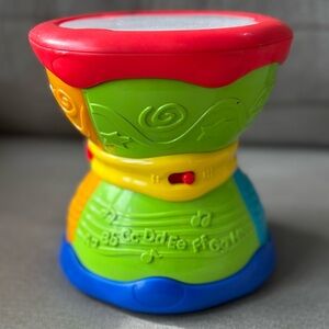 Leap Frog Learn & Groove Alphabet Drum English Spanish Music Sounds Lights WORKS